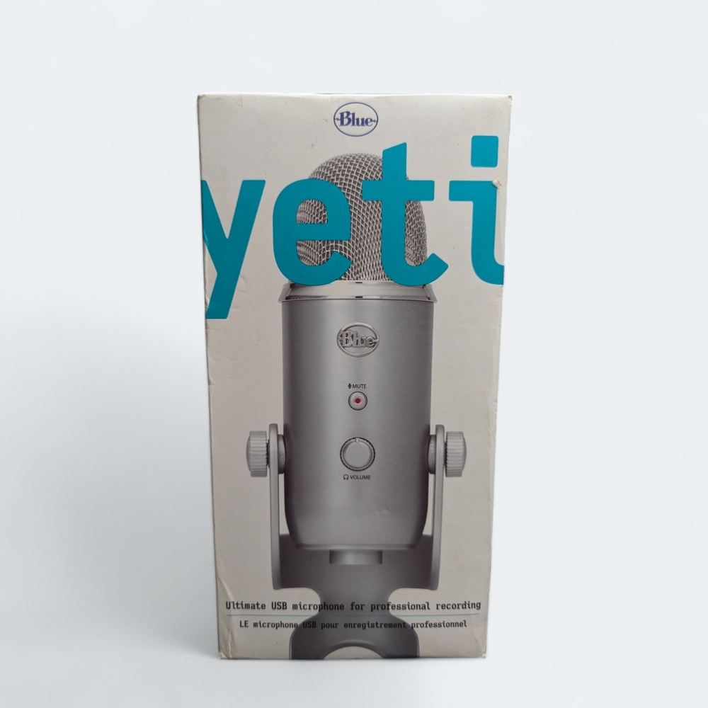 Yeti Silver USB Microphone by Blue